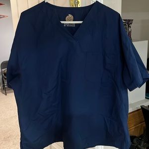Navy blue scrub top!